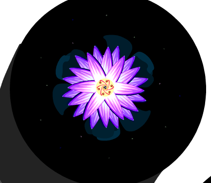 An Atom Blooms, by Steven Webb, zoom level -1