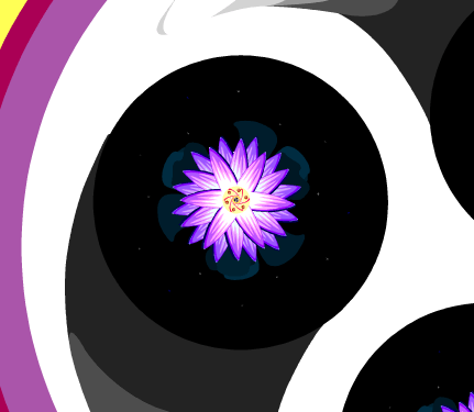 An Atom Blooms, by Steven Webb, zoom level -2